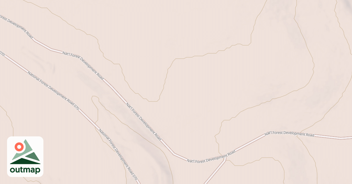 Map of USFS Motor Vehicle Use Map Roads {2C1B486B-8FD2-43B5-9669-EA78C464F515}