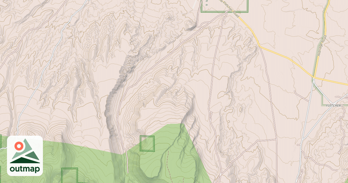 Map of ROUGH CREEK ROAD
