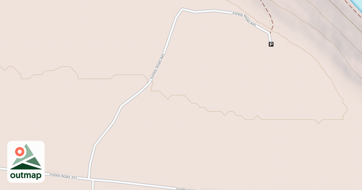 Map of COFFEE POT SPUR