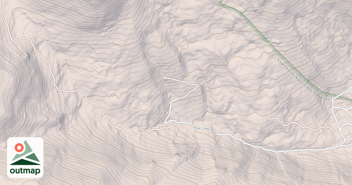 Map of CONNOR CREEK