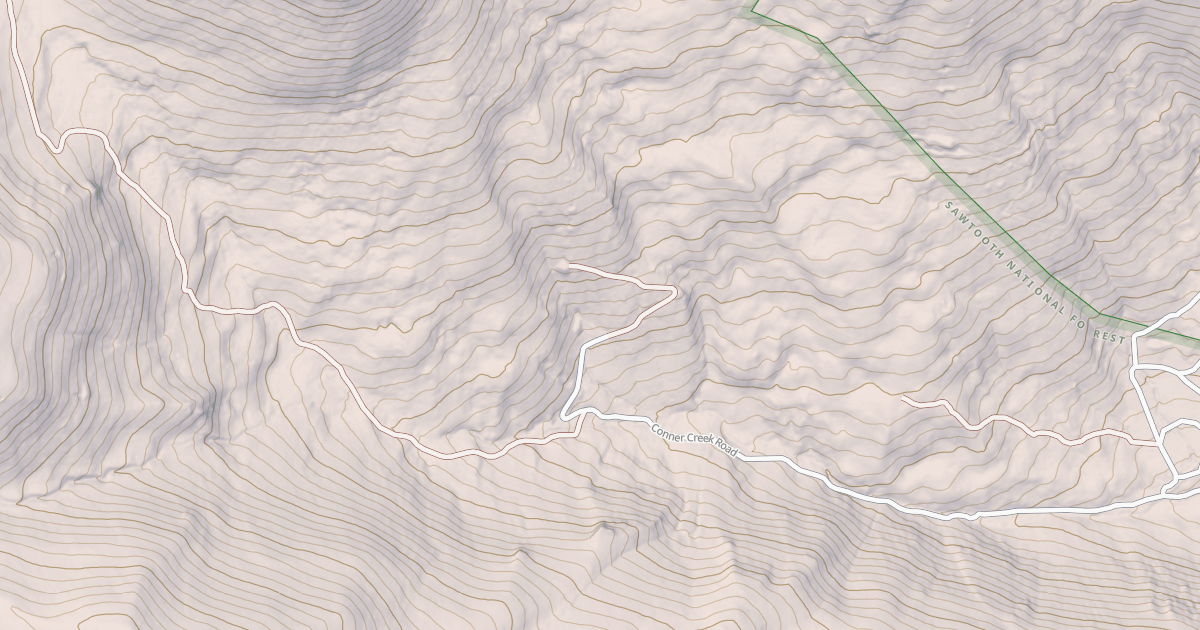 Map preview of CONNOR CREEK