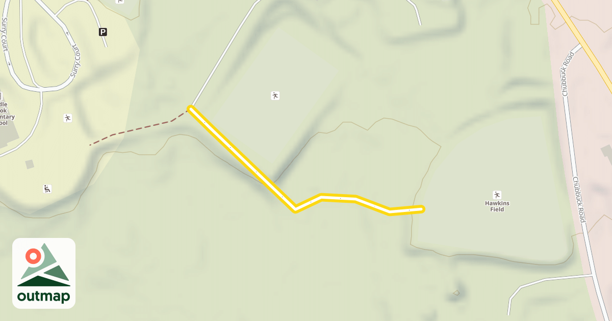 Map of Soccer Trail Connector