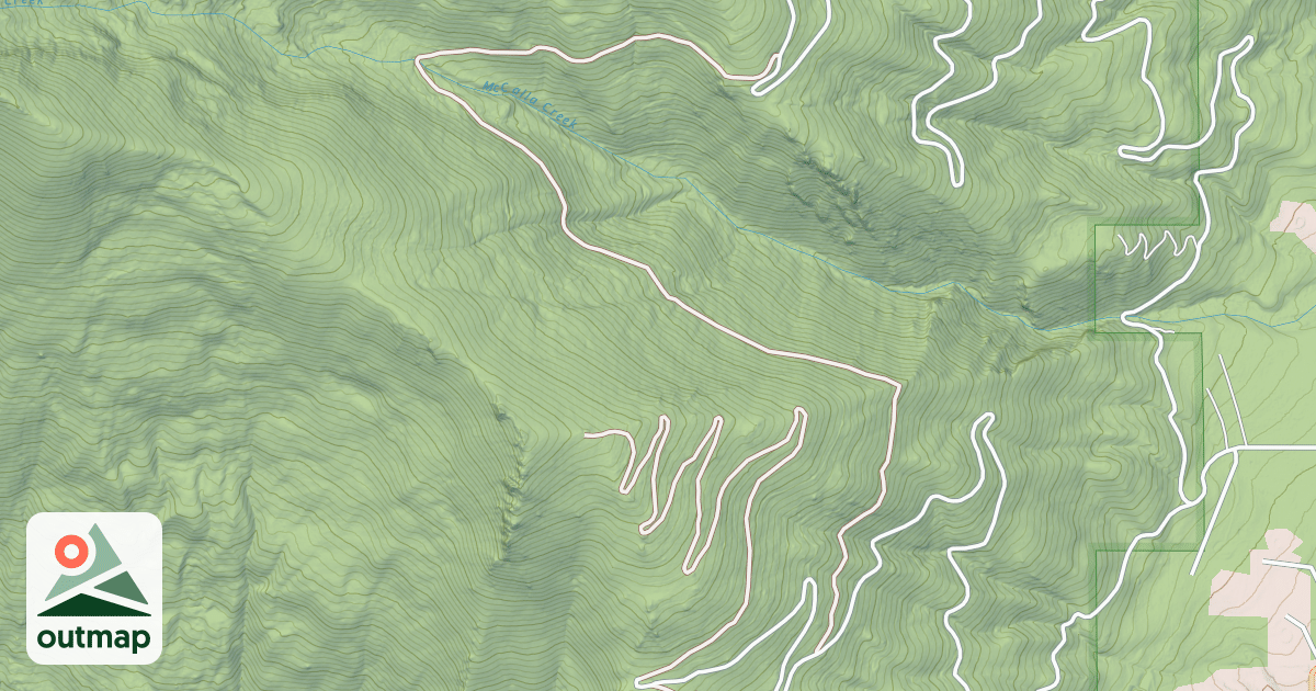 Map of (FDR) MCCALLA CREEK
