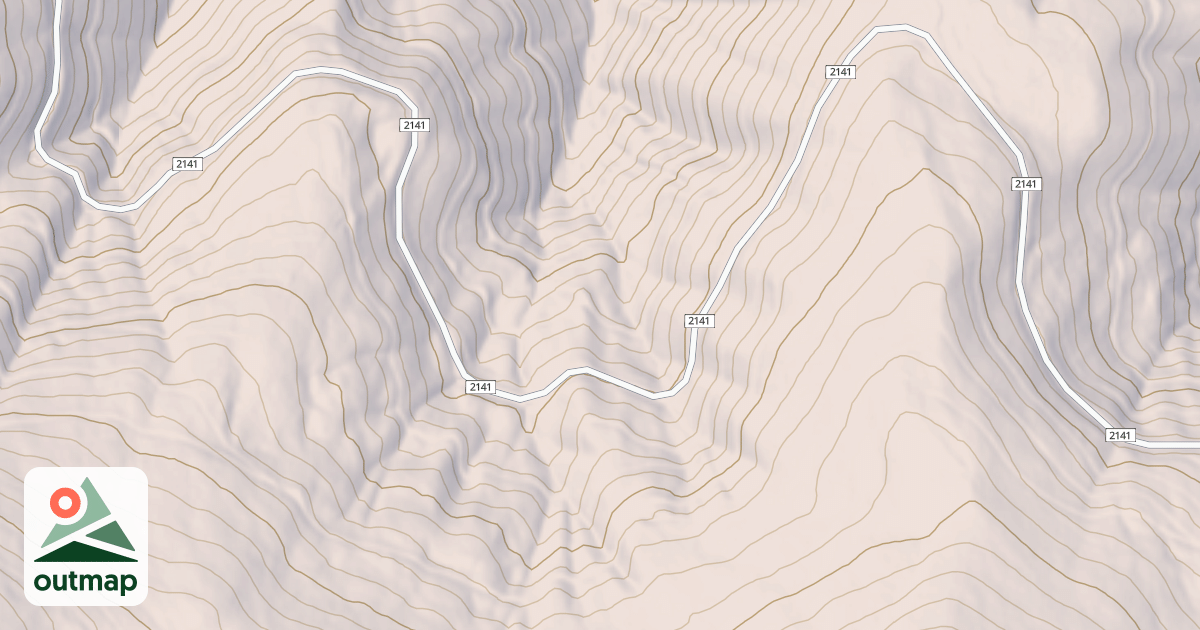 Map of BLUE GOOSE SPUR