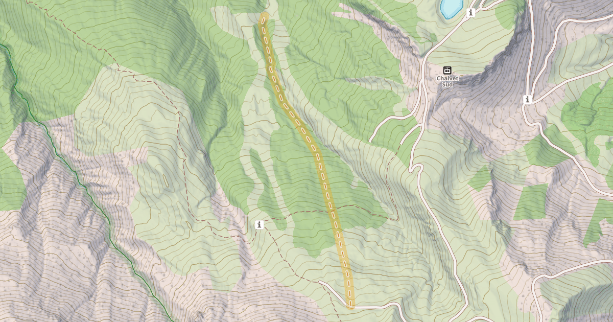 Map preview of Ravin du Fournet