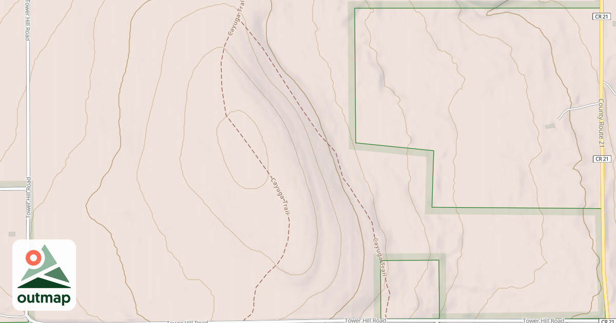 Map of Cayuga Bypass