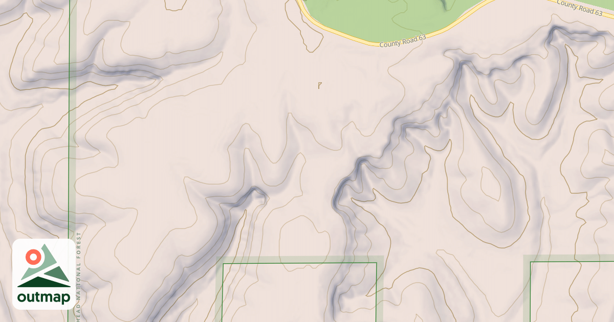 Map of BULL BRANCH
