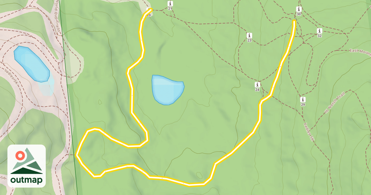 Map of Interloopen Trail