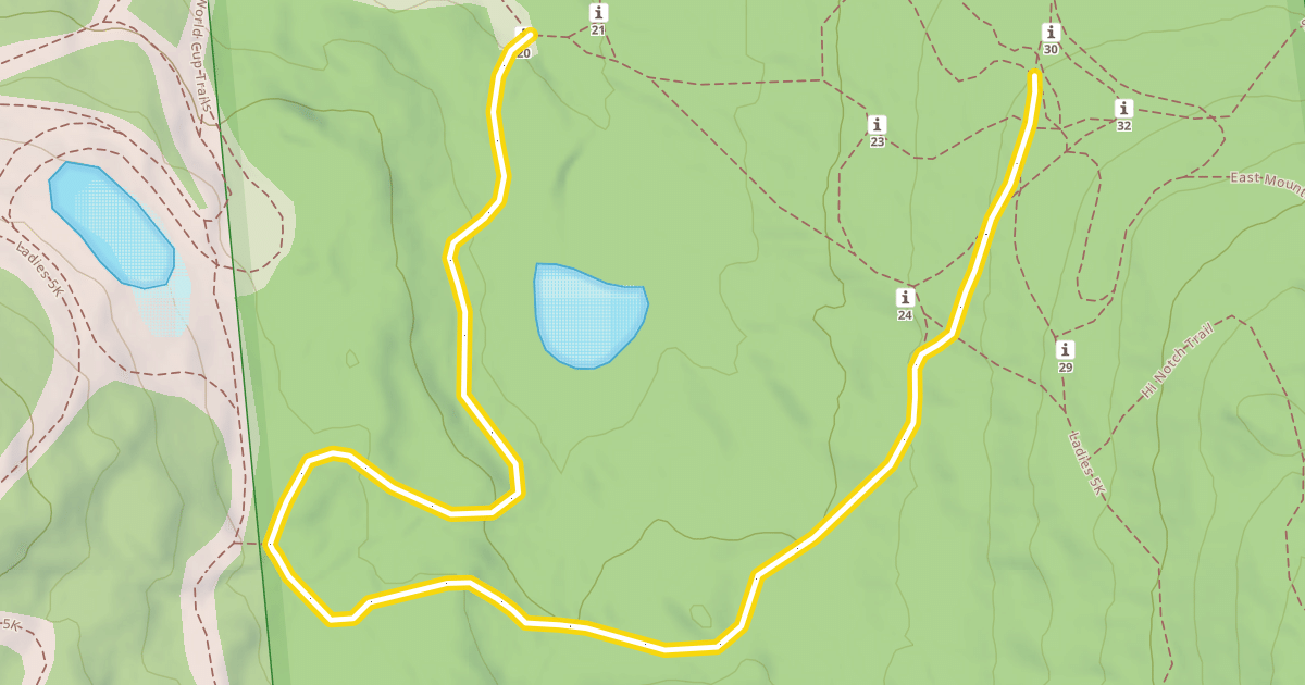 Map preview of Interloopen Trail