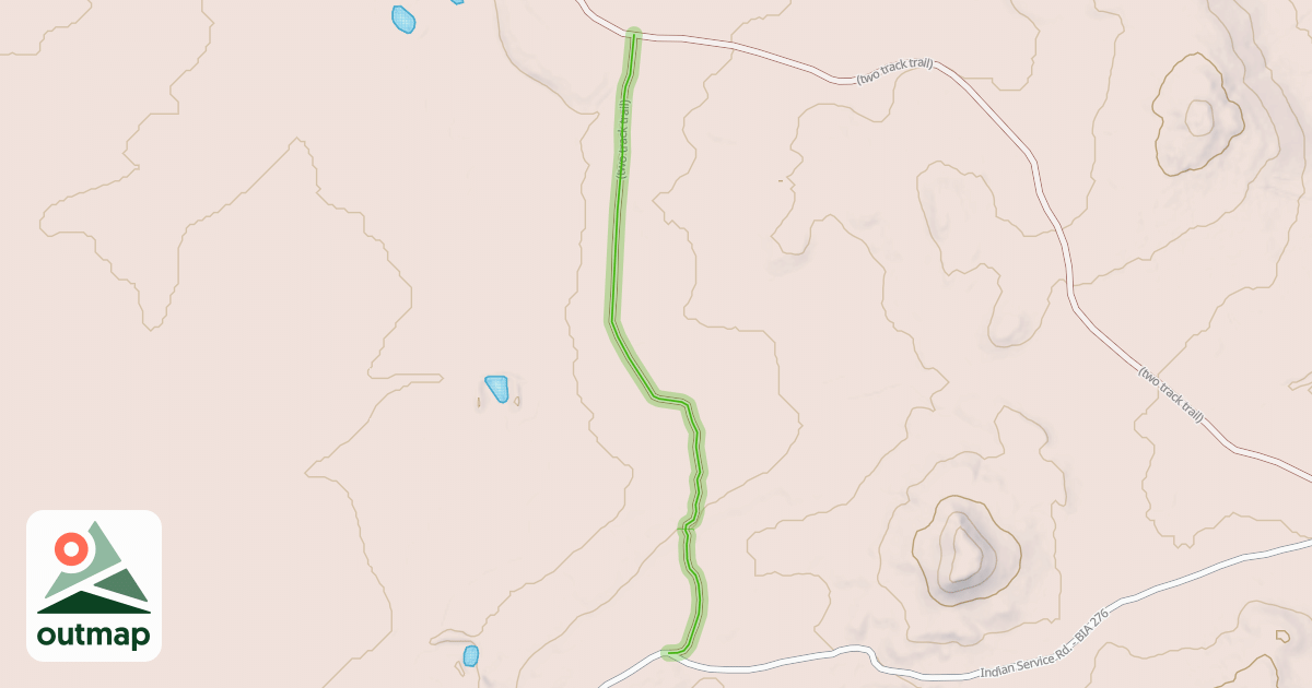 Map of (two track trail)