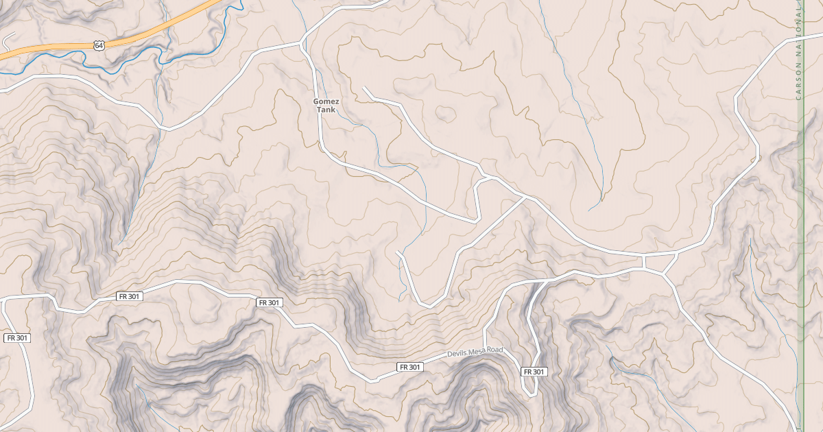 Map preview of DEVILS MESA