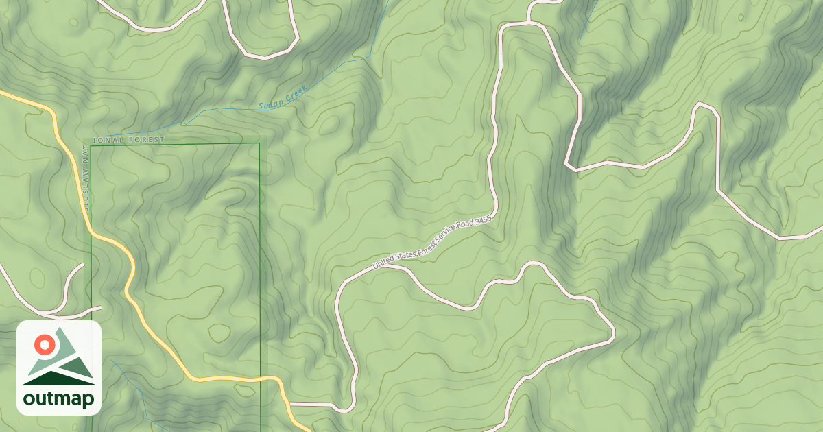 Map of BEAR CR
