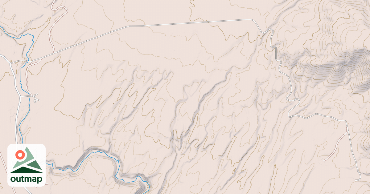 Map of FLAT CANYON
