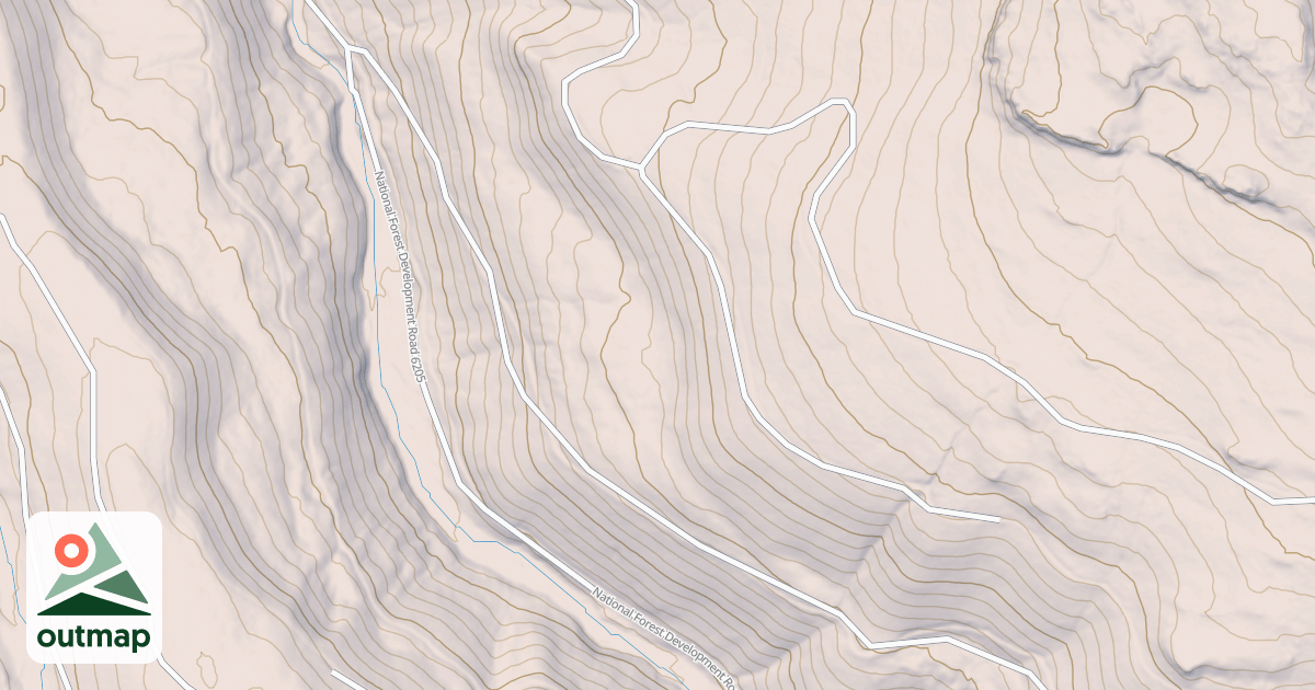 Map of USFS National Forest System Roads {33F40B27-B6A6-4199-829A-E457818F6174}