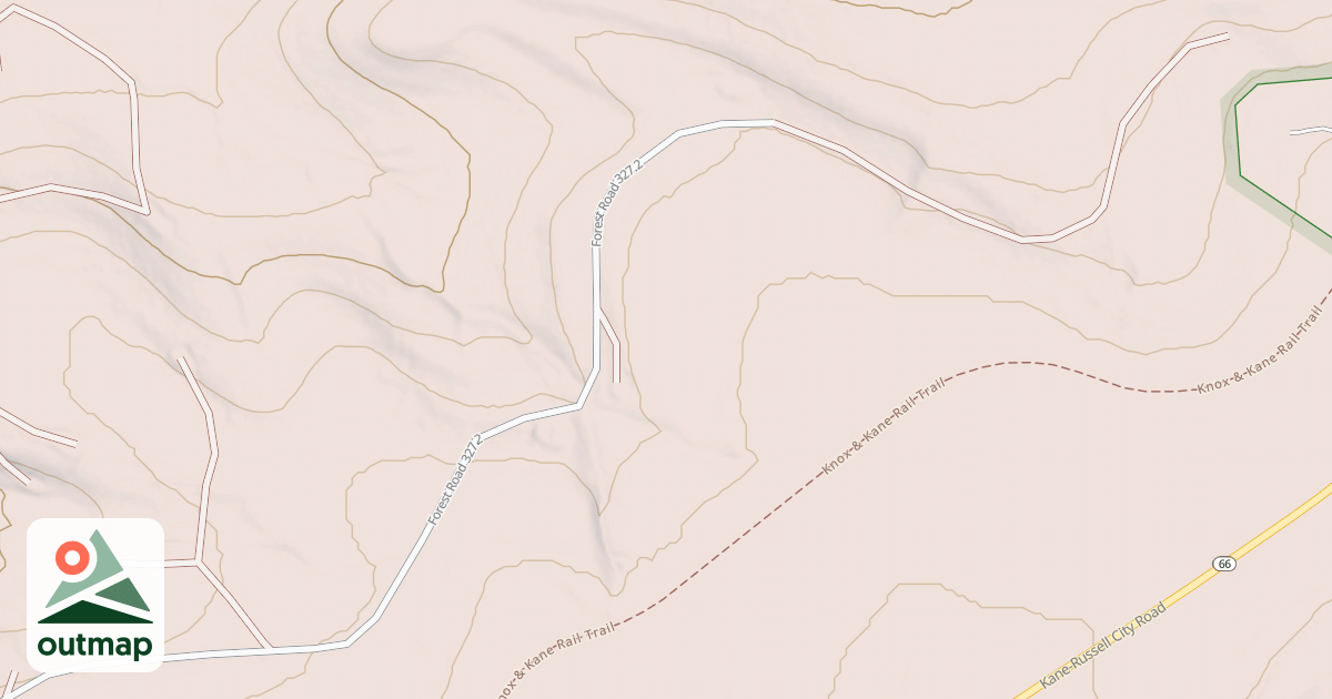 Map of COON RUN -2