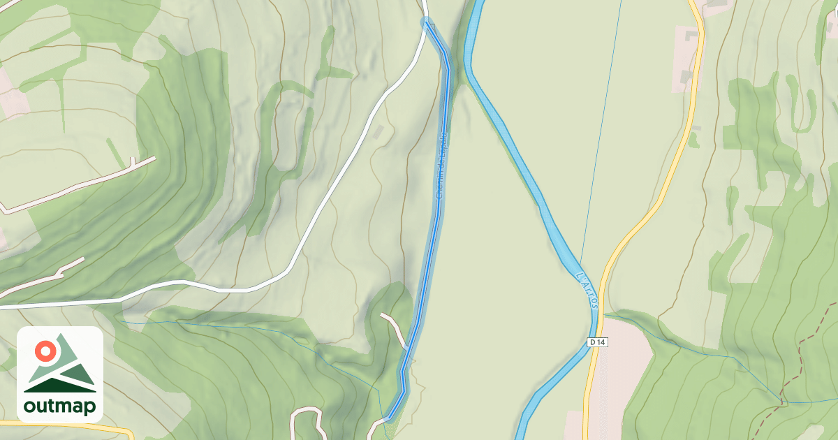 Map of Chemin de Lapalu