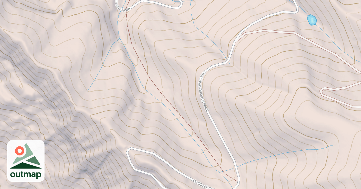 Map of USFS Motor Vehicle Use Map Trails 4614
