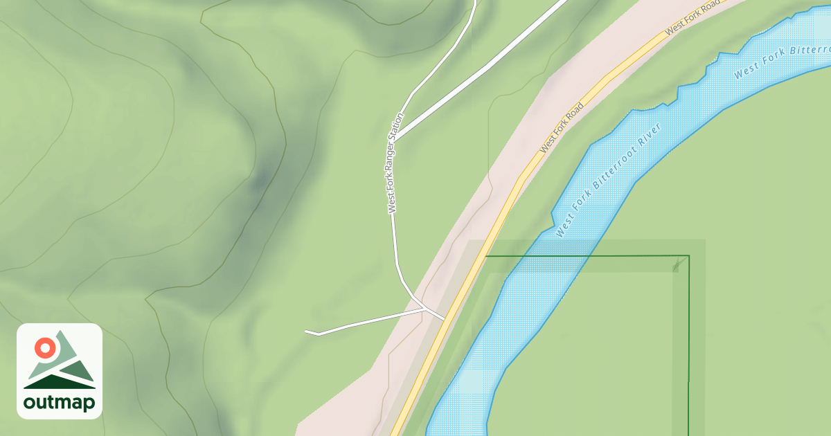 Map of (FDR) WEST FORK RANGER STATION