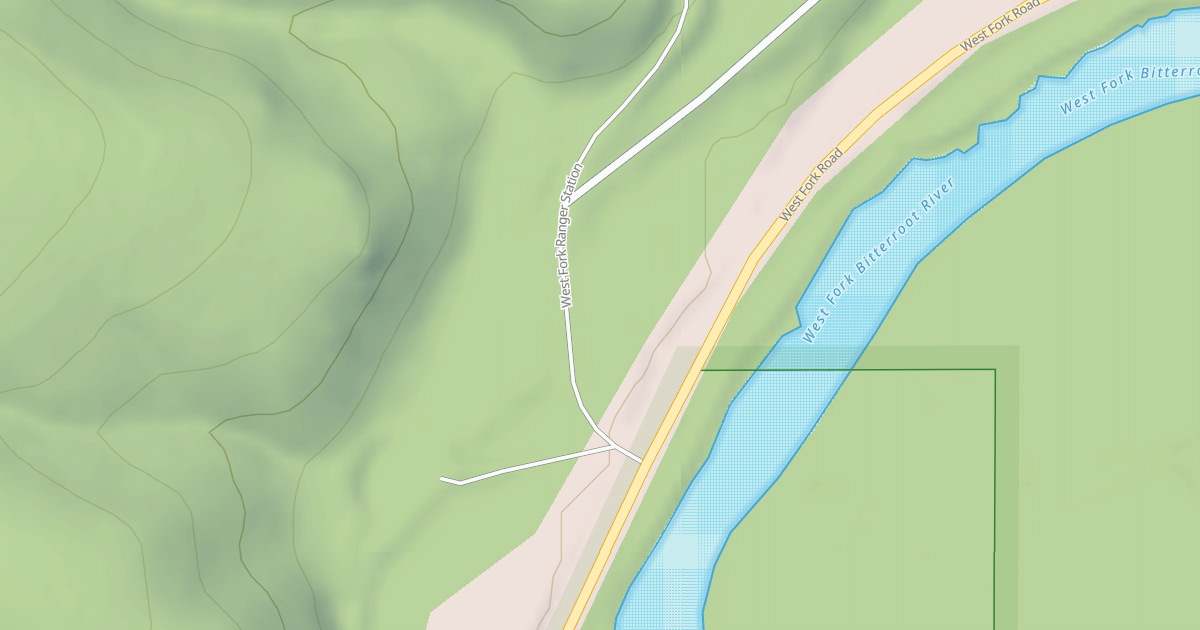 Map preview of (FDR) WEST FORK RANGER STATION