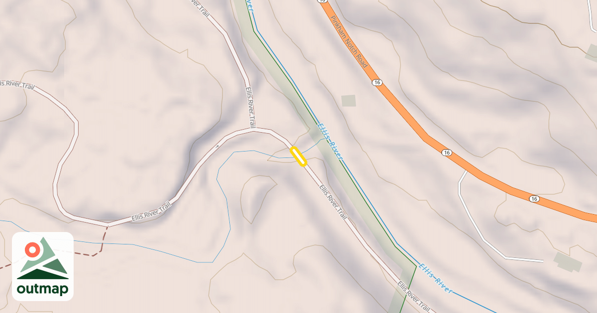 Map of Ellis River Trail