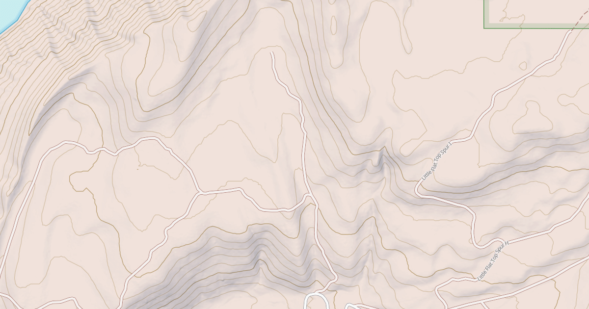 Map preview of LITTLE FLAT TOP