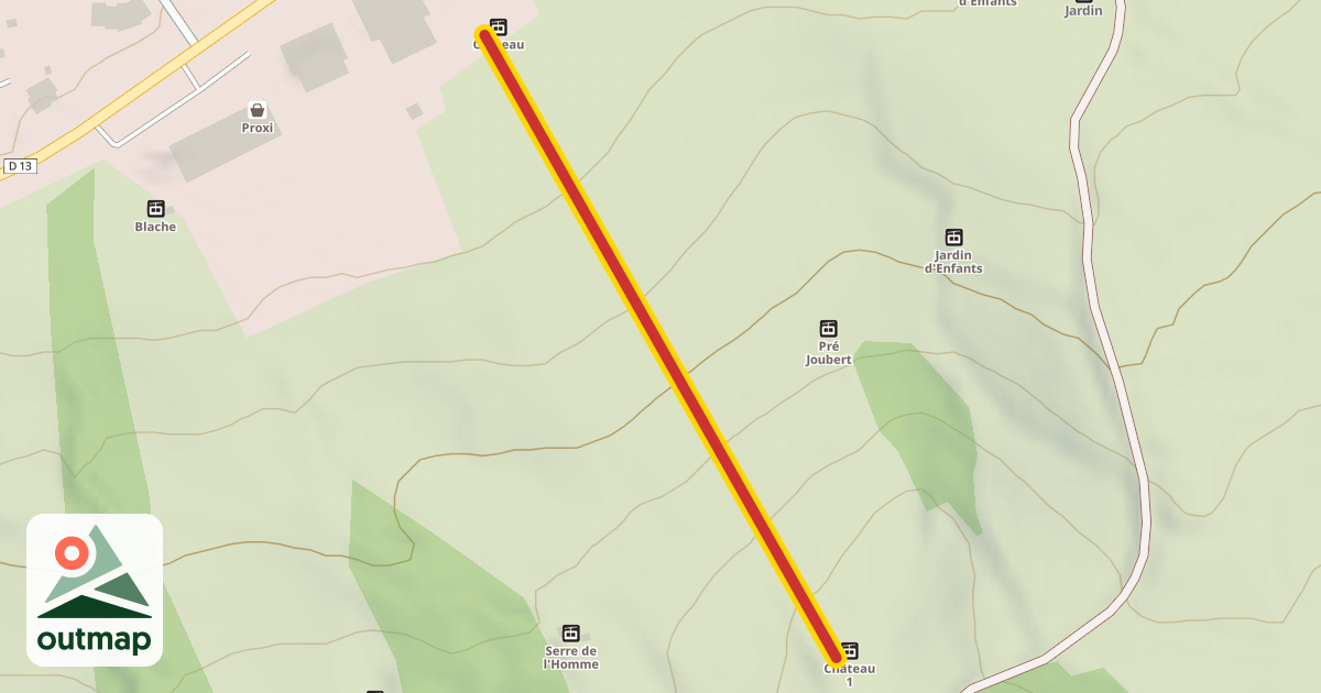 Map of Château 2