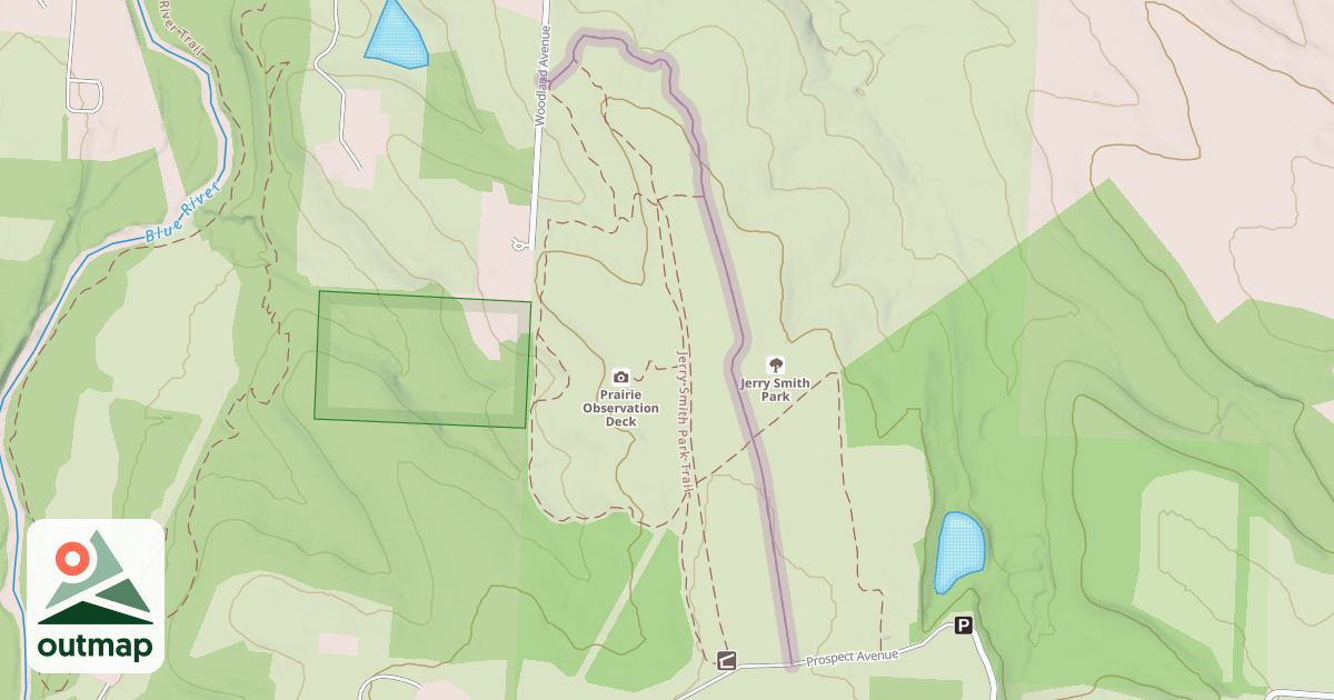 Map of Jerry Smith Park Trail