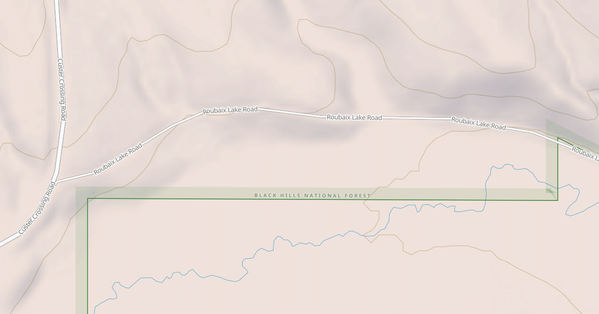 Map preview of CUSTER CROSSING BR 1M