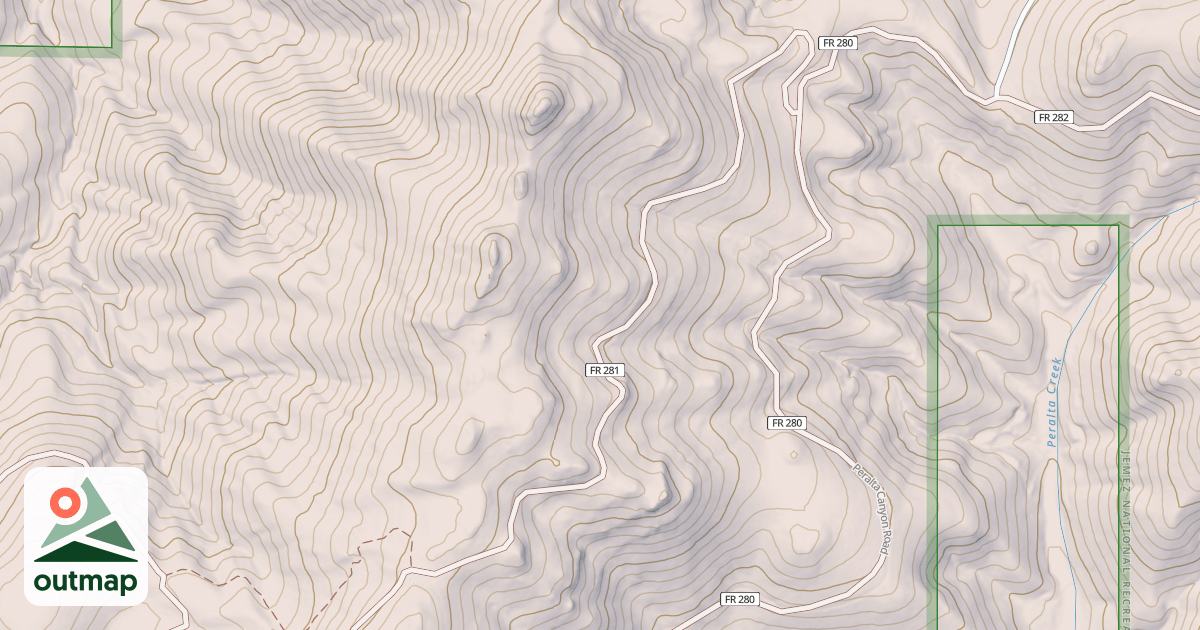 Map of NO NAME PEAK