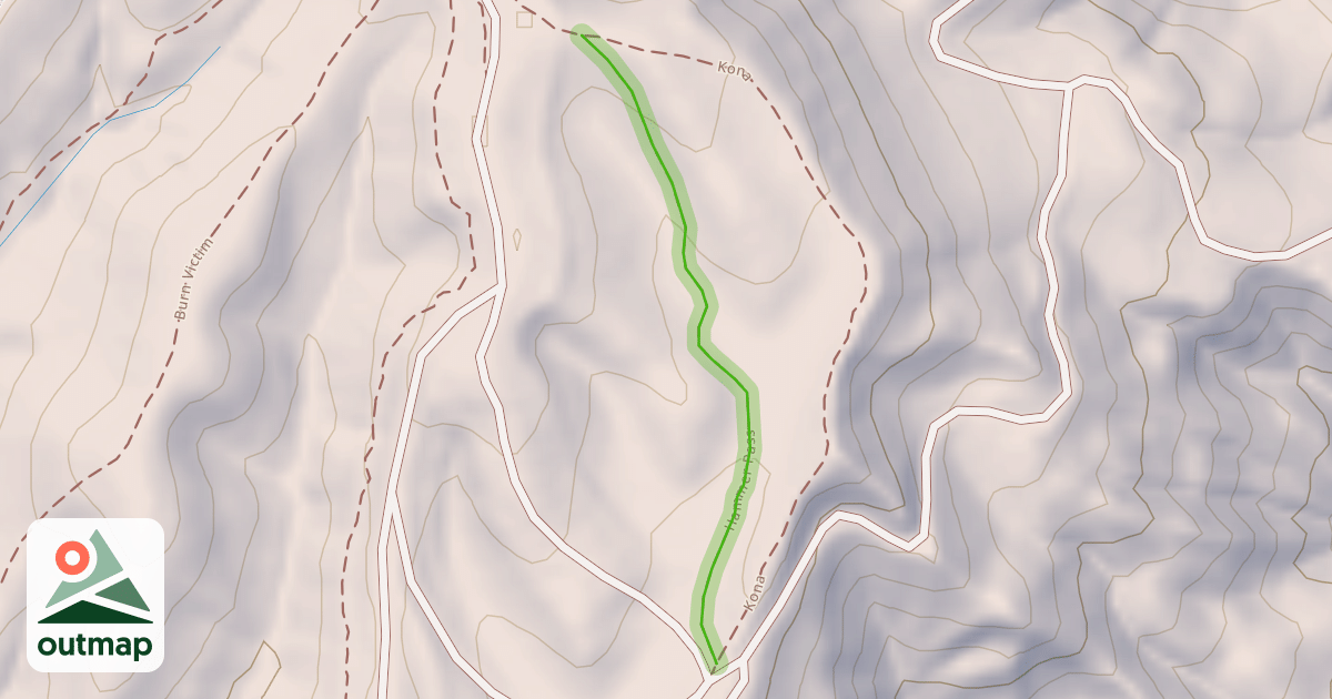 Map of Hammer Pass