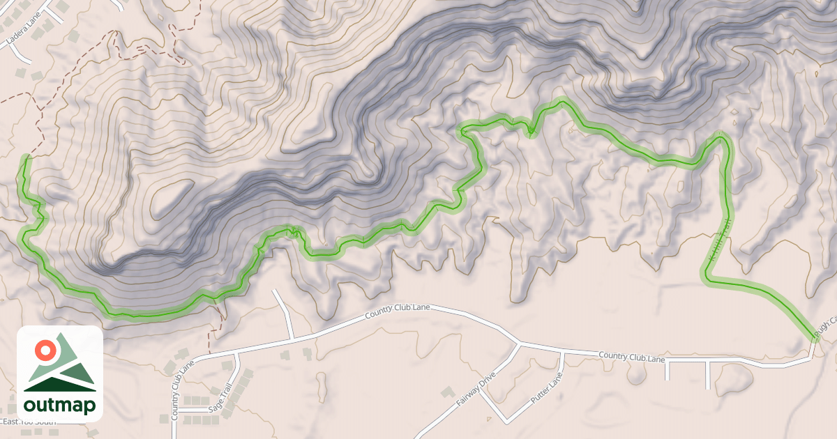 Map of K-Hill Trail