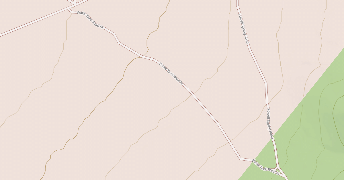 Map preview of WATER TANK ROAD M