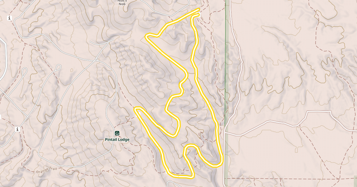 Map preview of Upper Blue Trail