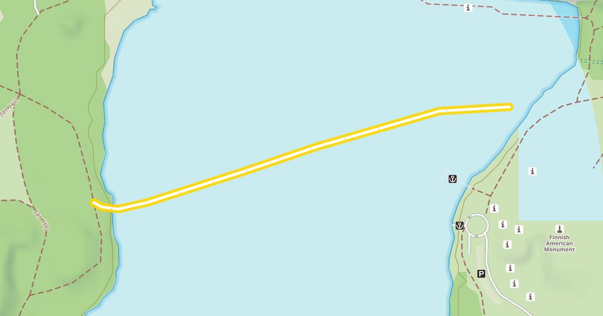 Map preview of Wirth Lake Trail