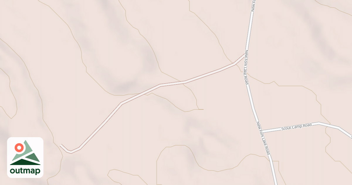 Map of GROUP CAMP (NEW FORKS LAKES)