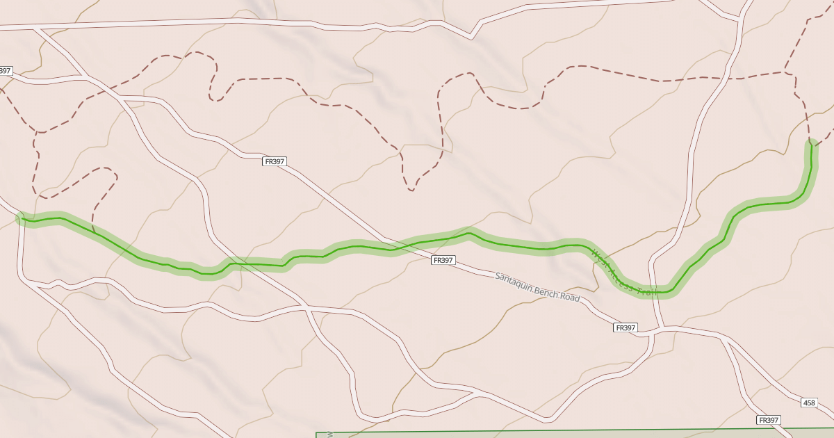 Map preview of West Access Trail