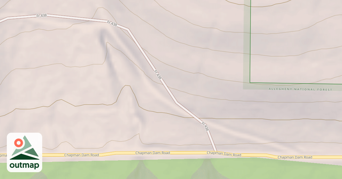 Map of CLARENDON RUN