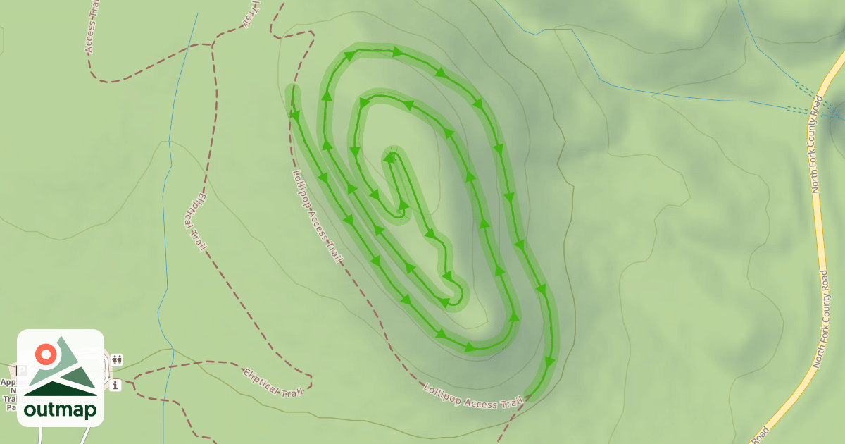 Map of Lollipop Trail