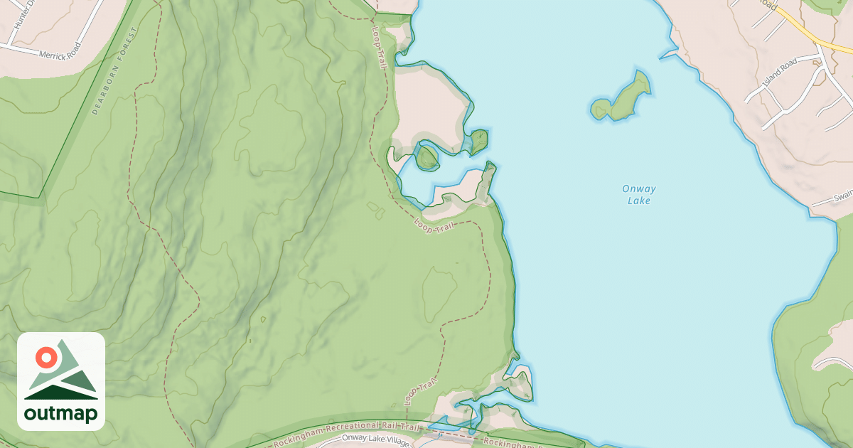 Map of East Trail