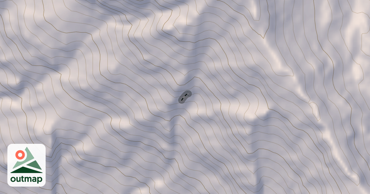Map of Bryant Couloir