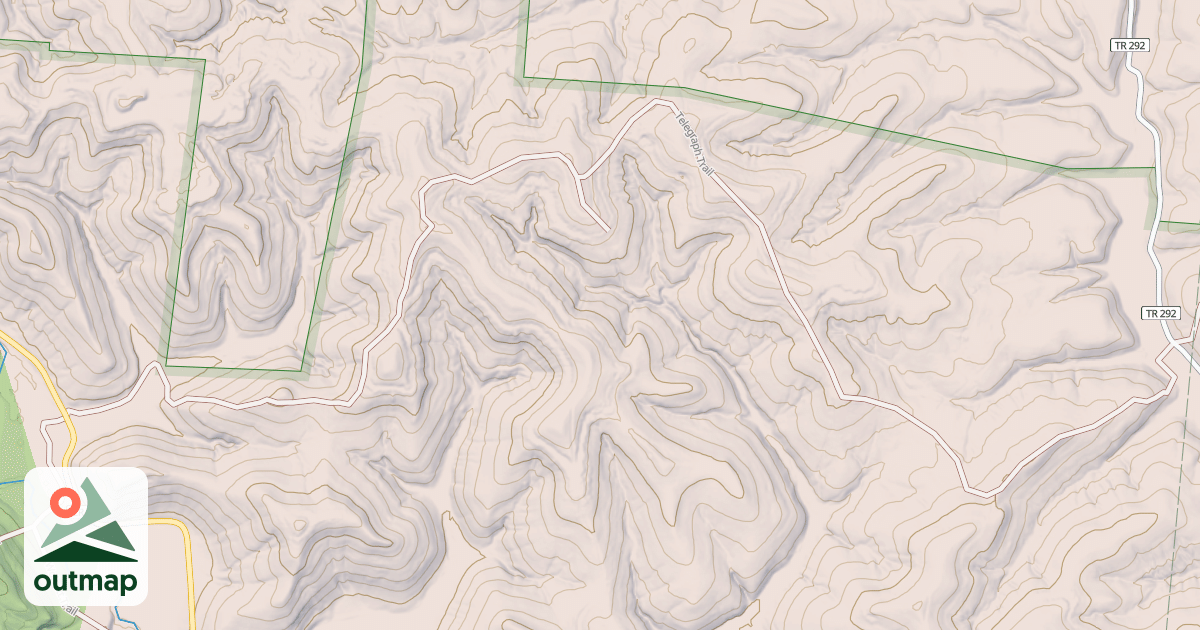 Map of Telegraph Trail