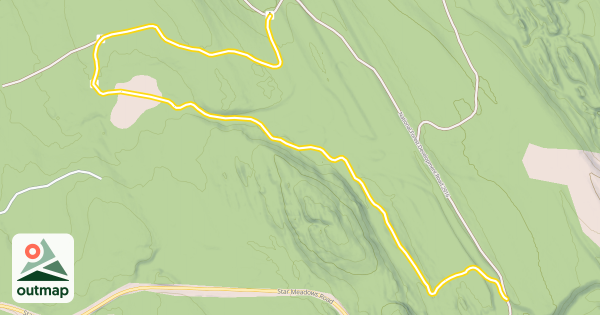 Map of Round Meadow Loop