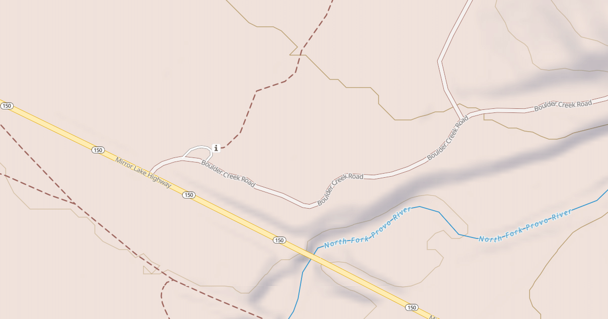 Map preview of BOULDER CREEK