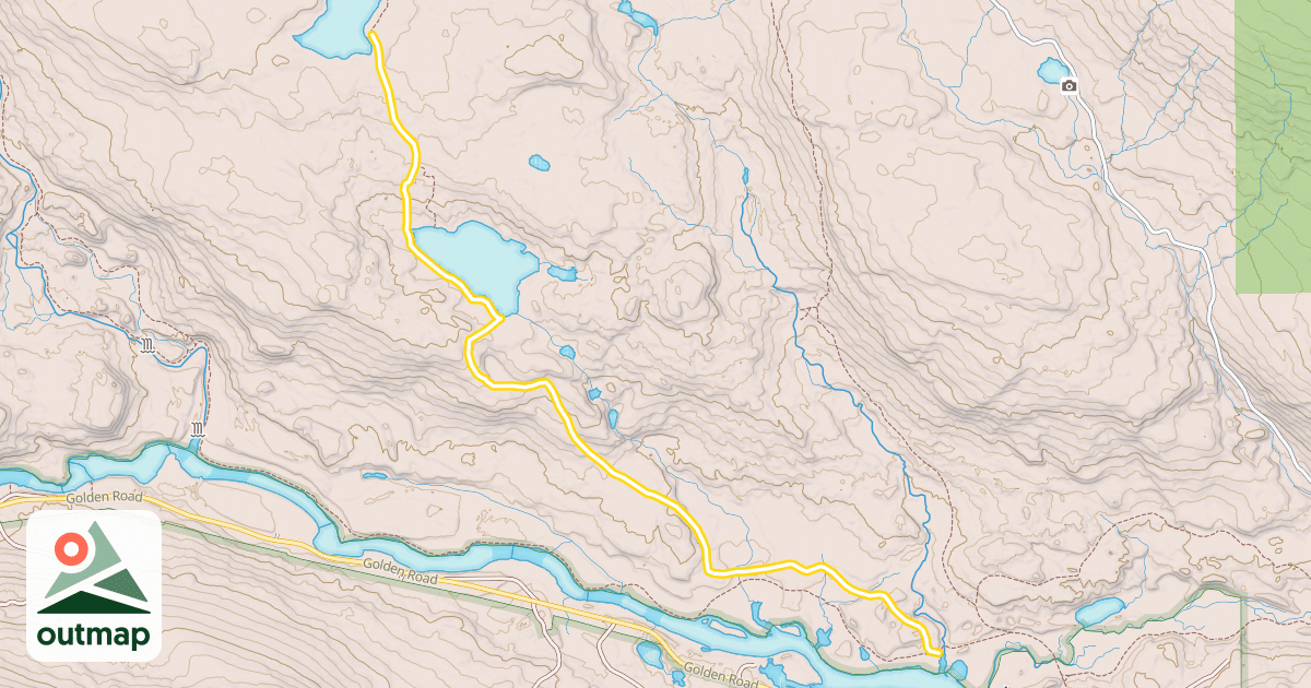 Map of Foss and Knowlton Trail