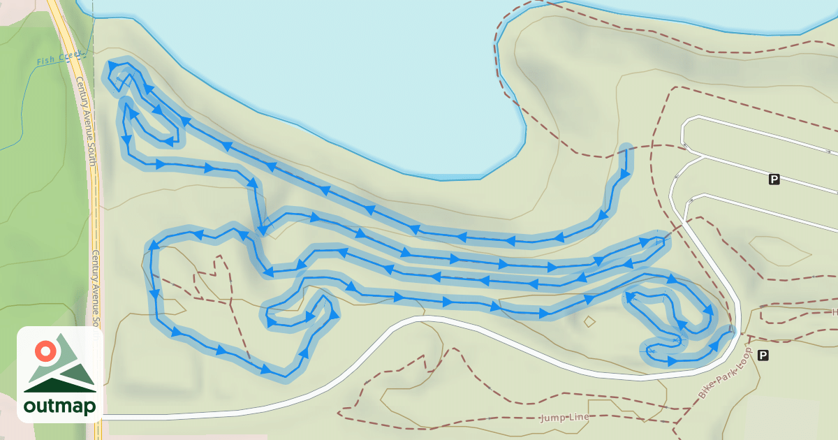Map of Shore Shimmy