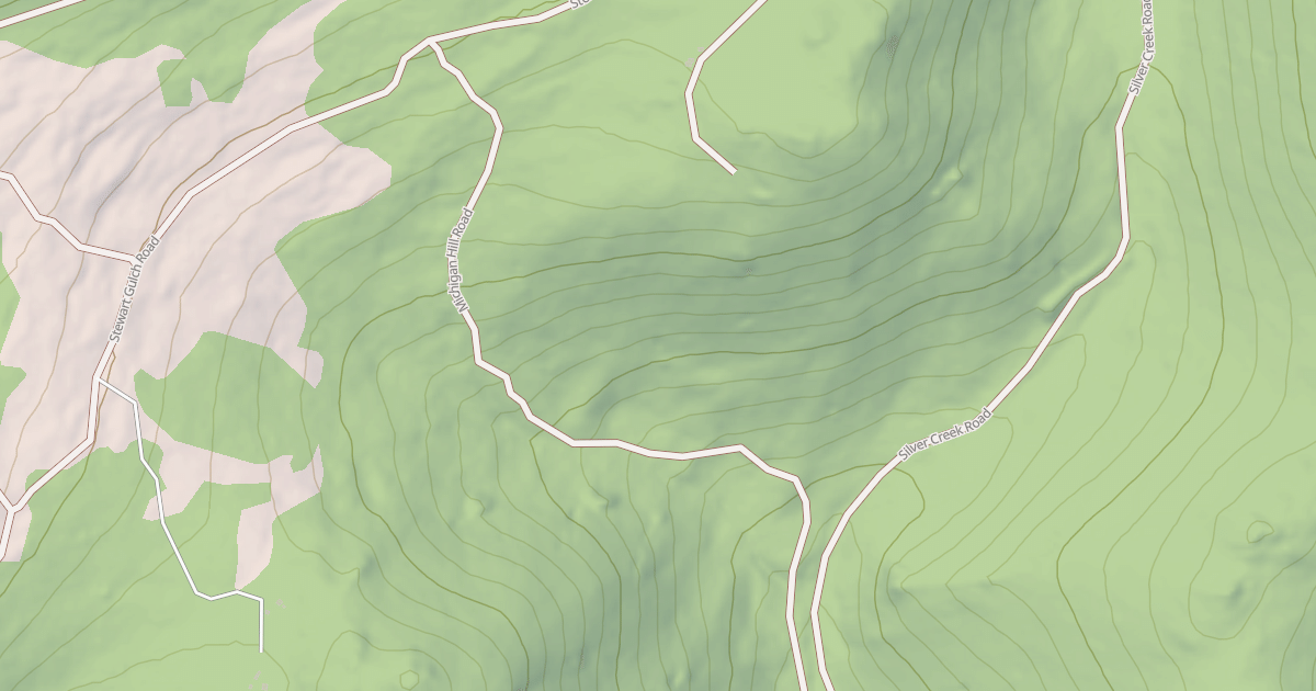 Map preview of MICHIGAN HILL