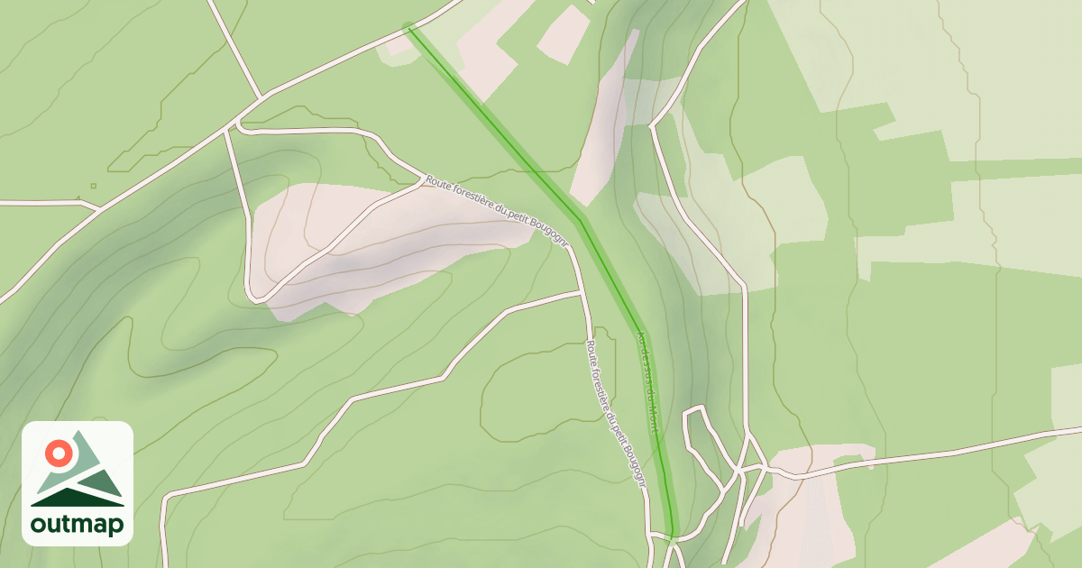Map of Au dessus du Mont