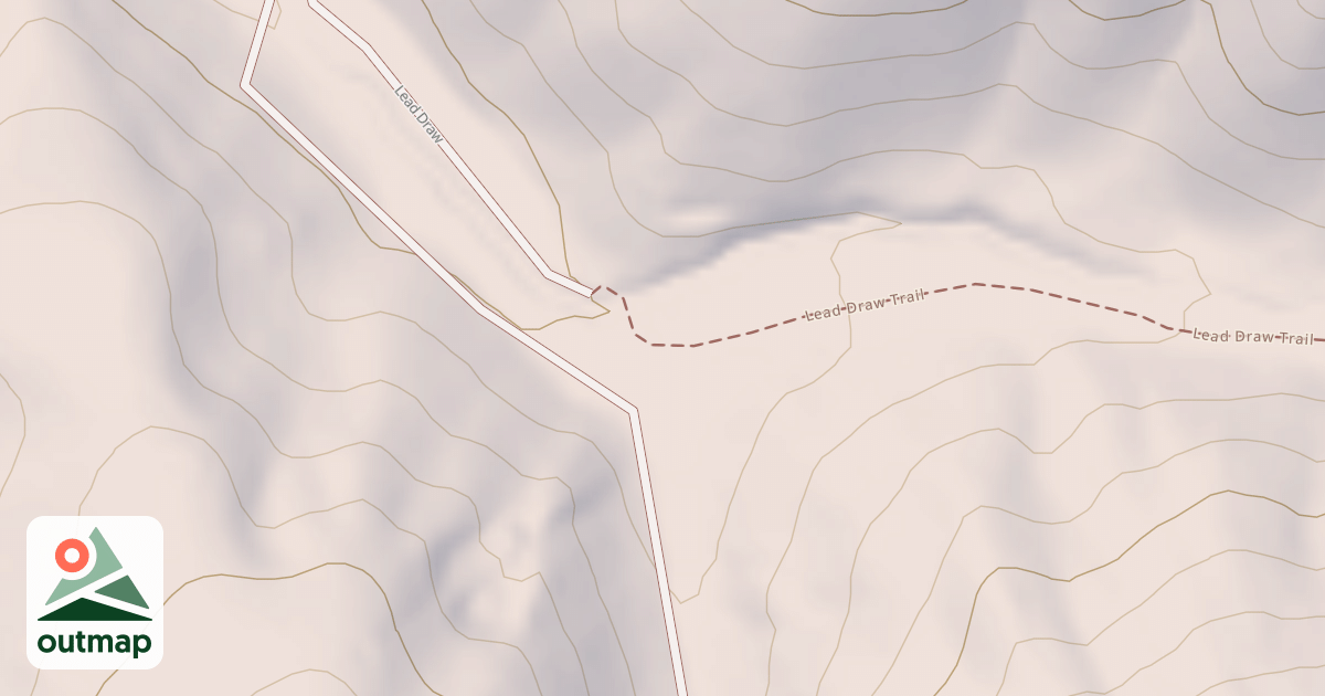 Map of Lead Draw- Motorcycle