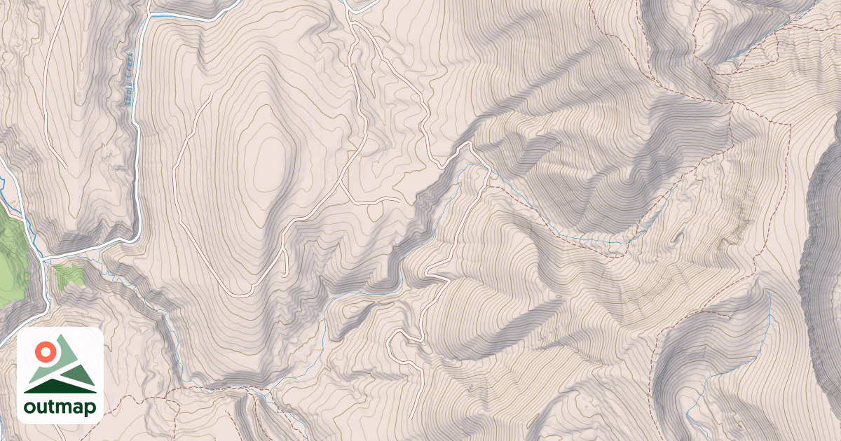 Map of BOCO CREEK