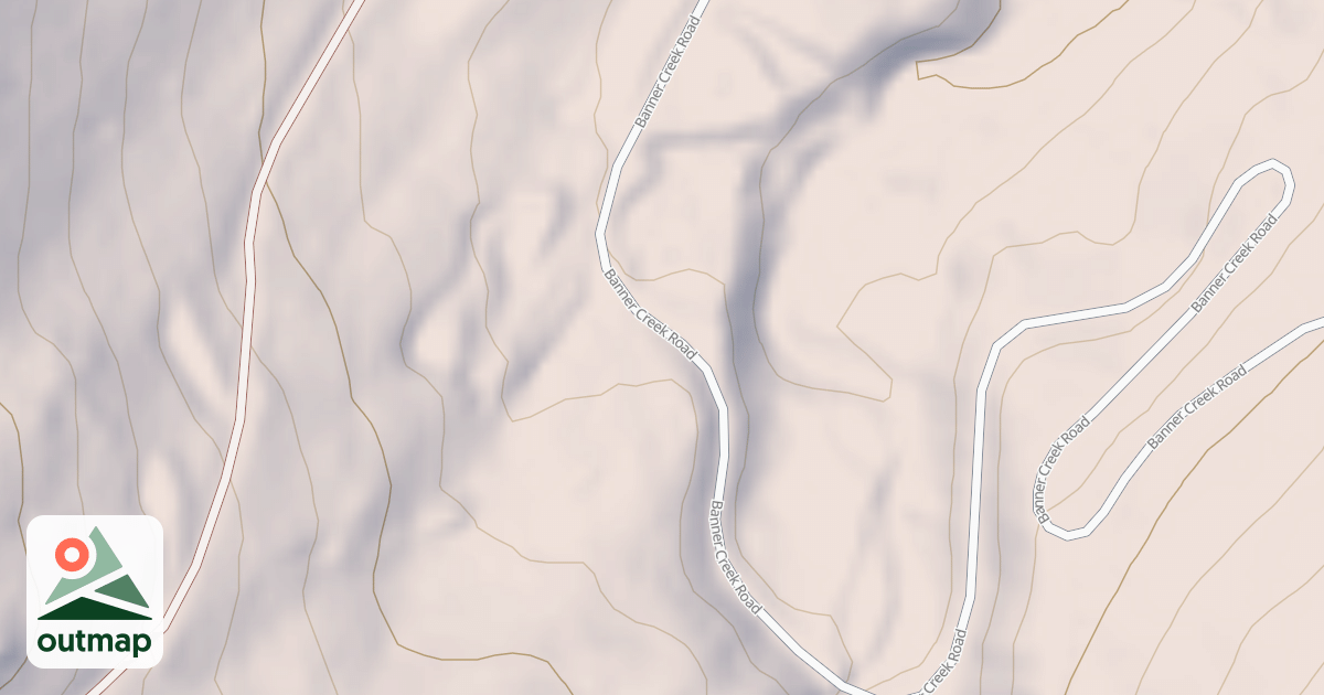 Map of BANNER CREEK